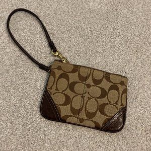 Coach Wristlet Brown